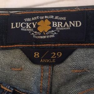 Lucky Brand Sweet and Straight ankle length jeans